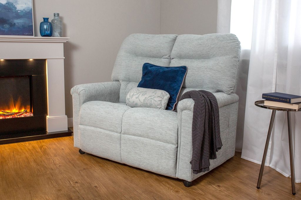 Light grey Blenheim sofa in a sitting room setting.